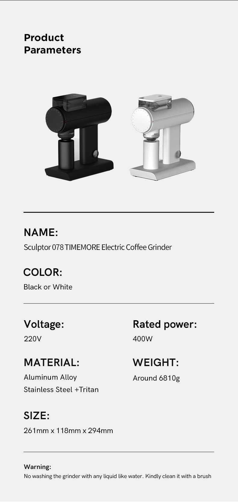 Electric Coffee Grinder By Timemore