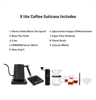 X-Lite Coffee Suitcase (Optical Glass Dripper)