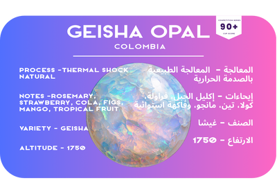 Geisha Opals - Colombia