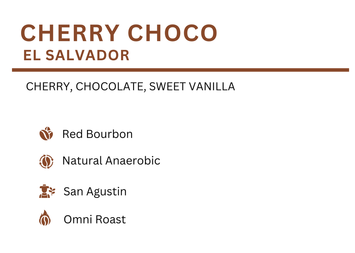 Chero Choco Cherry Choco - El Salvador – Bon and Bean Eco-Friendly Coffee Roaster